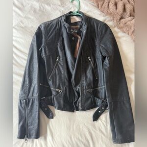 Free People Leather Jacket
